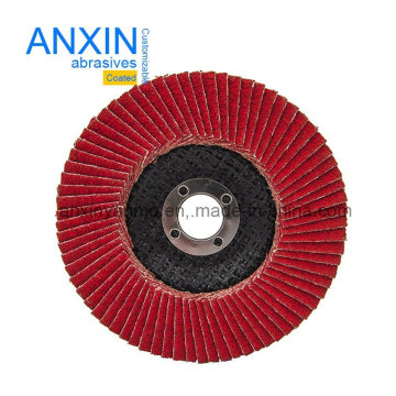 4" Vsm Ceramic Abrasives Grinding Flap Disc for Stainless Steel